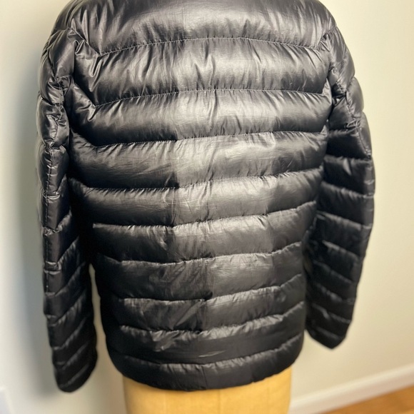 Eddie Baur men’s black zip up puffer coat medium - Picture 5 of 9